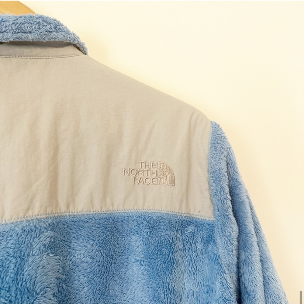 The North Face Denali Furry Fleece Girls Jacket Blue Grey XL - Picture 10 of 10